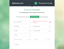 Tablet Screenshot of flashouse.com
